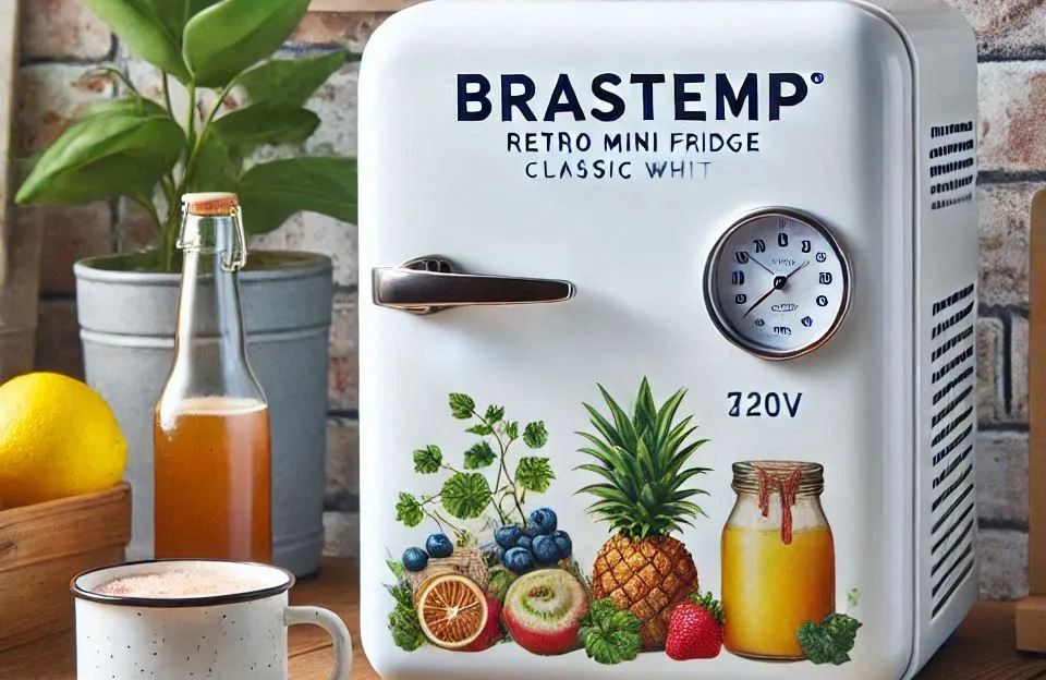 Frigobar Brastemp Retrô 76 Litros Classic White - BRA08HB 220V: Compacto, Estiloso e Eficiente
