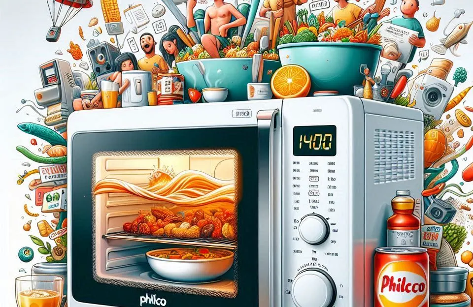 Micro-ondas de Embutir Philco 26L PMB26IEB Limpa Fácil 1400W