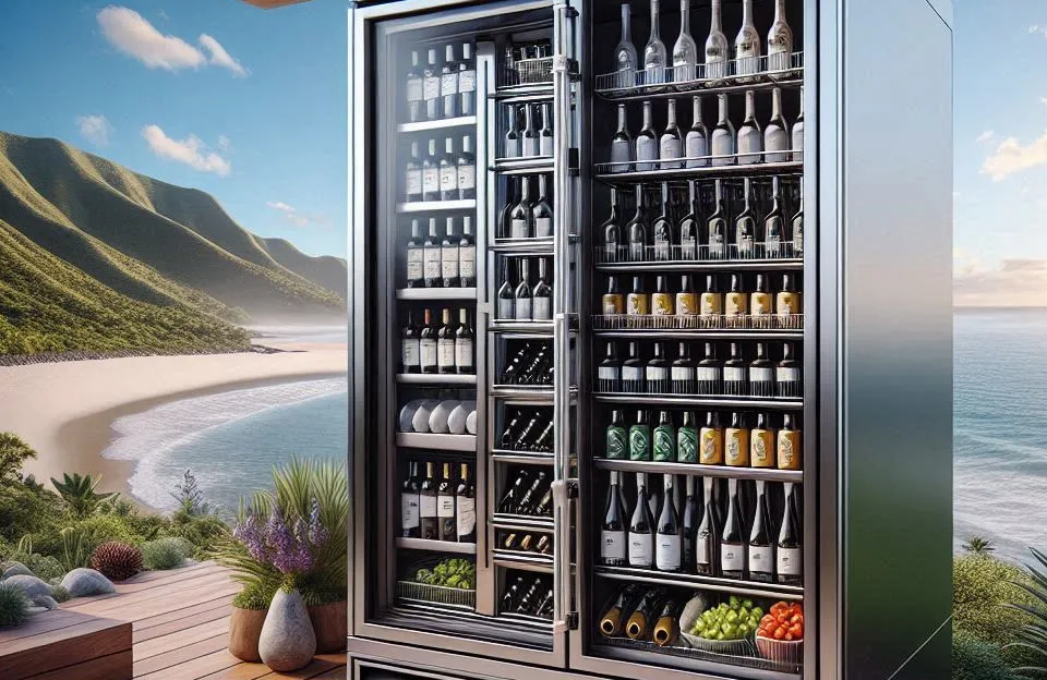 Adega Climatizada 24 Garrafas Eos Premium com Porta de Vidro e Inox