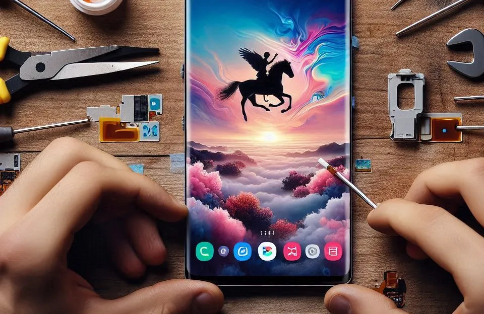 Substituição de Tela LCD S10 LNONLS para Samsung Galaxy S10