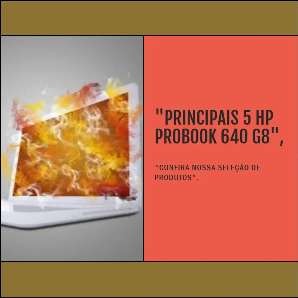 Principais 5 HP probook 640 g8
