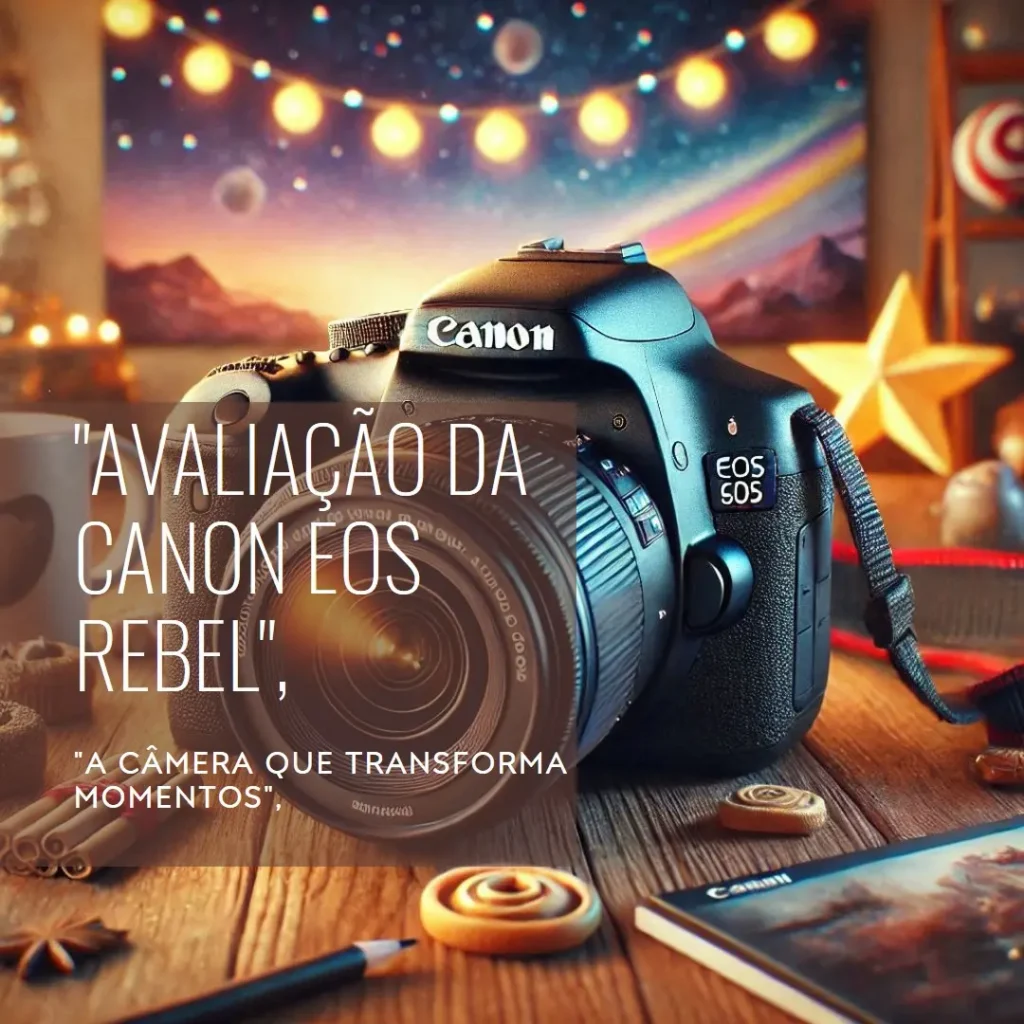Descubra a Câmera Canon EOS Rebel T7 com Lente 18-55mm IS II