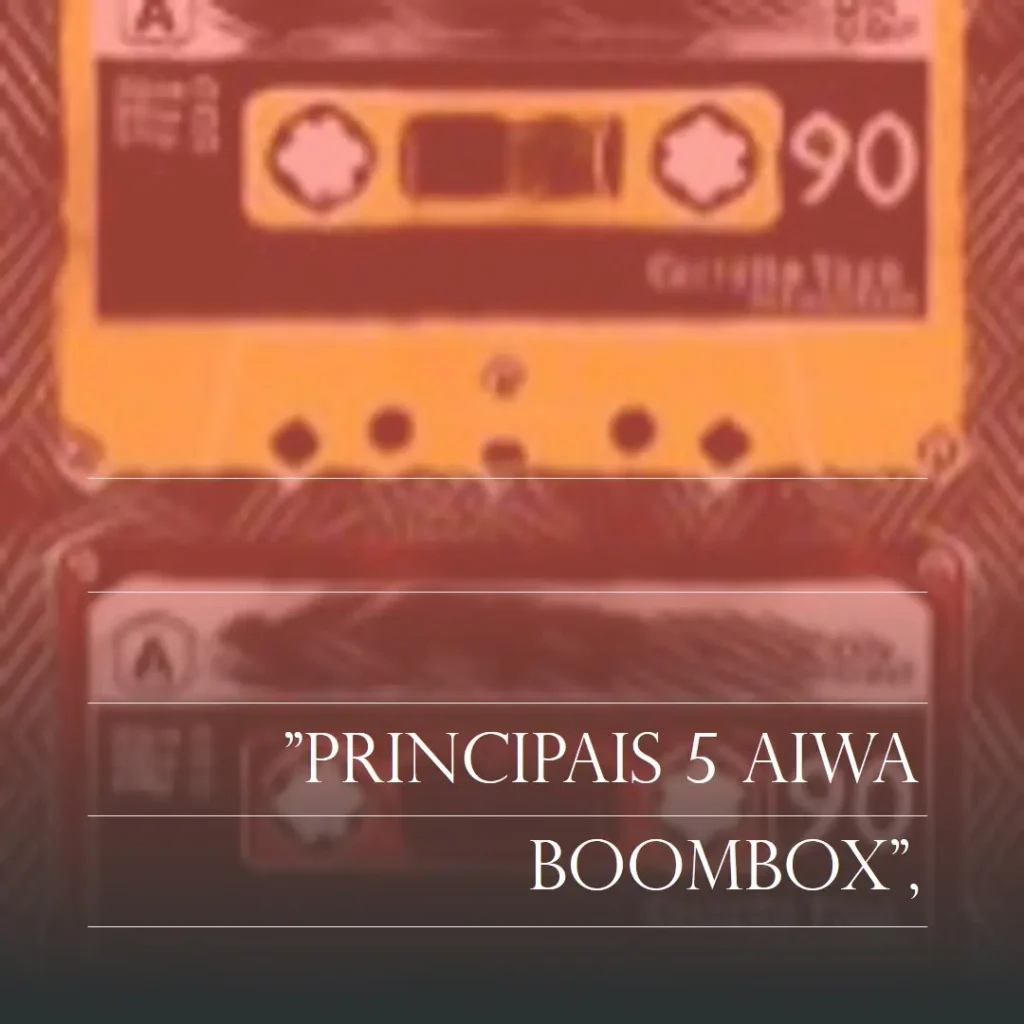 Principais 5  aiwa bombox