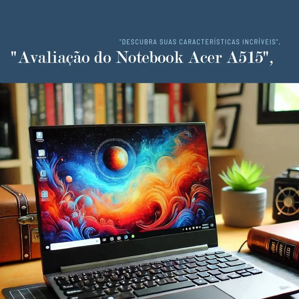 Notebook Acer A515-57-58W1 i5 8GB 256 SSD Linux: Potência e Eficiência