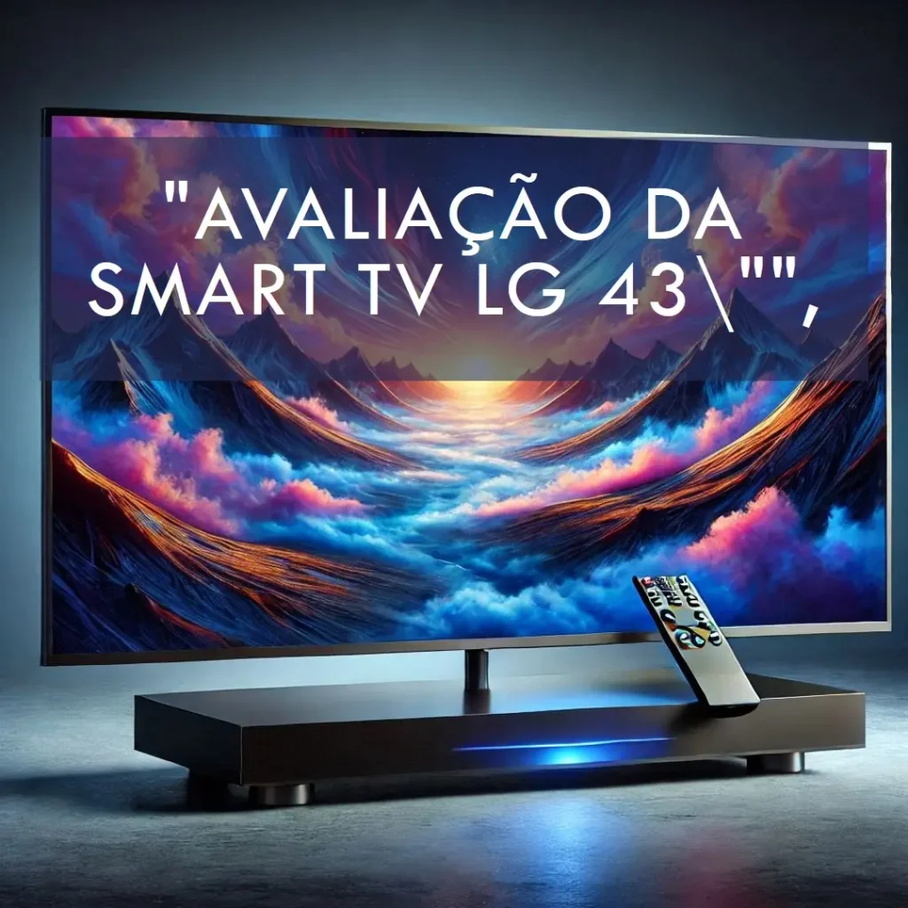Smart TV LG 43" ThinQ AI com Alexa e HDR10: Tecnologia de Ponta