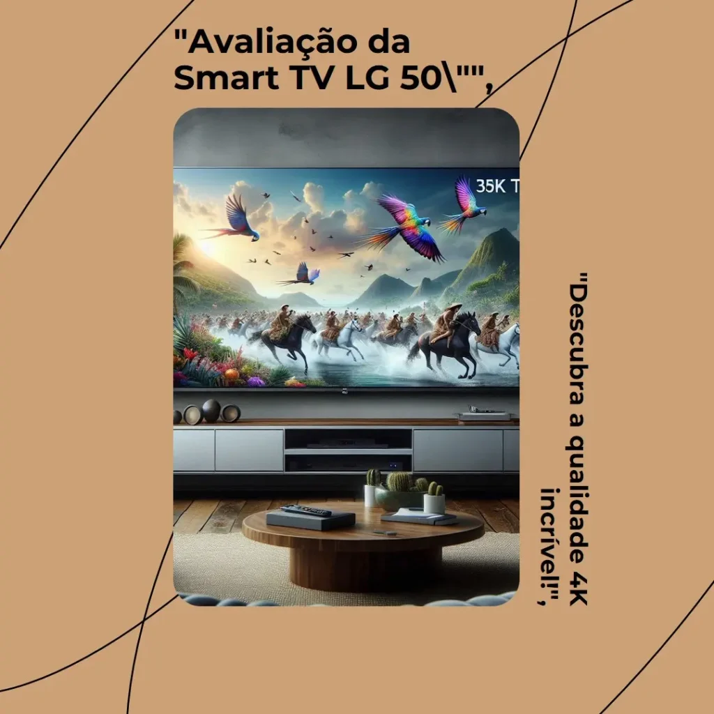 Smart TV LG 50" 4K UHD com Inteligência Artificial ThinQ
