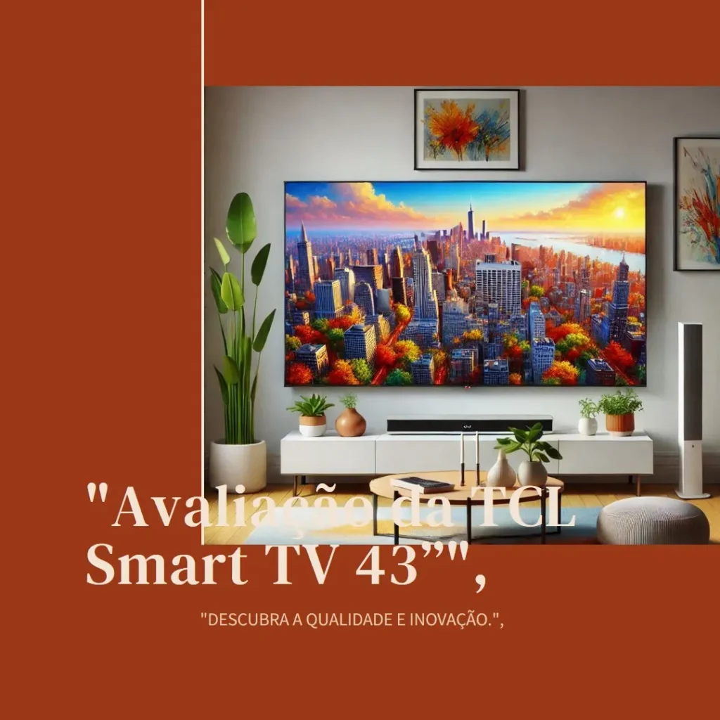 TCL LED Smart TV 43” P755 4K UHD Google TV: Design, Qualidade e Tecnologia em um Só Lugar