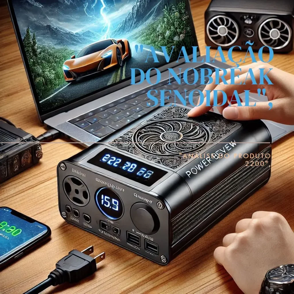NOBREAK UPS SENOIDAL UNIVERSAL 2200 COM RODÍZIO – ALTA PROTEÇÃO E EFICIÊNCIA