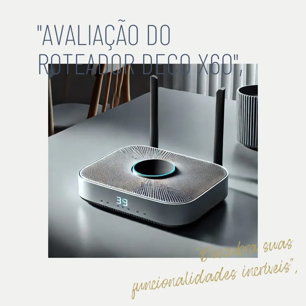 Roteador Wi-Fi 6 Mesh TP-Link DECO X60: Alta Velocidade e Conectividade