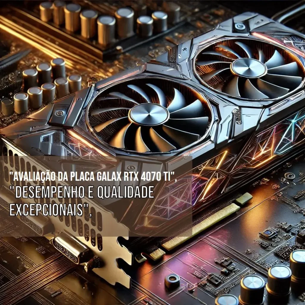 Placa de Vídeo Galax RTX 4070 Ti Super SG 1-Click OC 16GB
