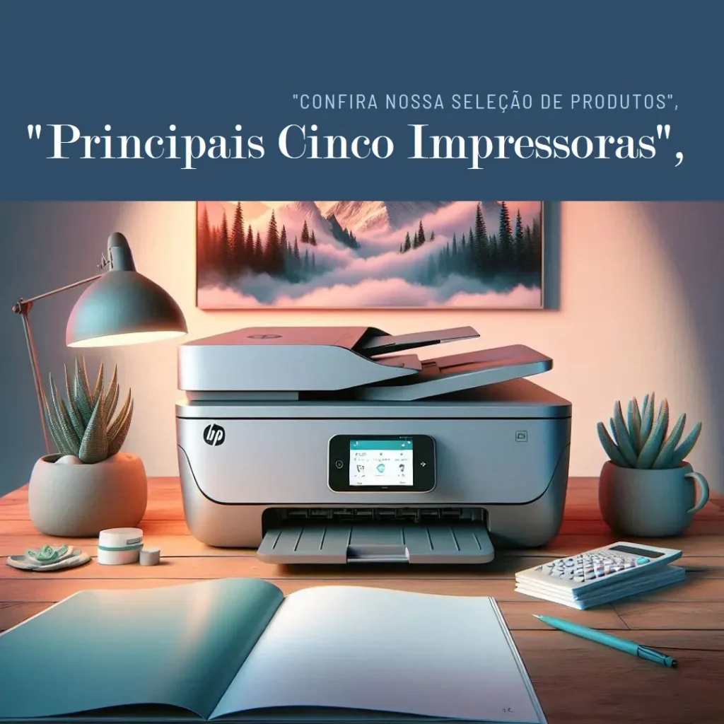 Principais Cinco impressora HP smart tank 517