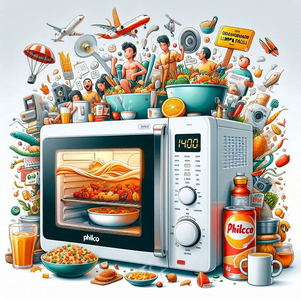 Micro-ondas de Embutir Philco 26L PMB26IEB Limpa Fácil 1400W