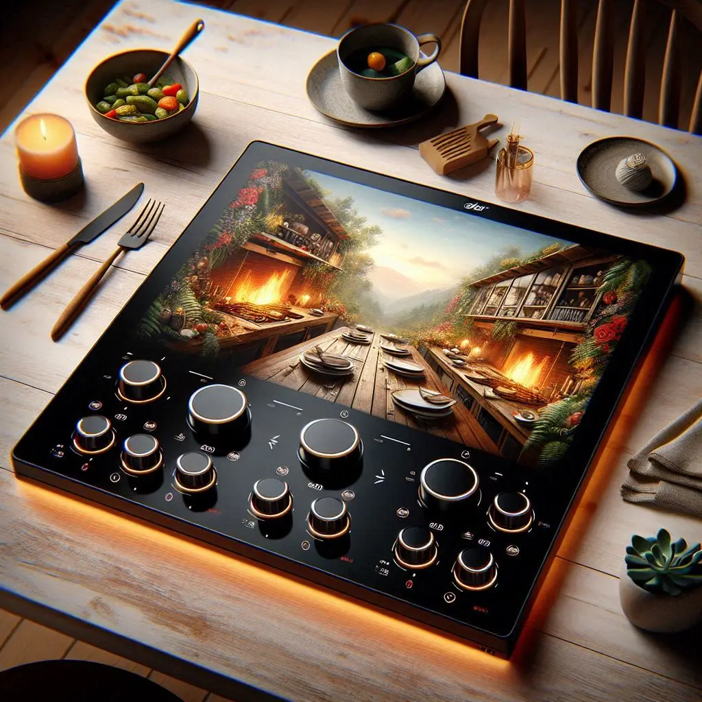Cooktop por Indução Oster, Touch Screen, 4 Bocas, 220V