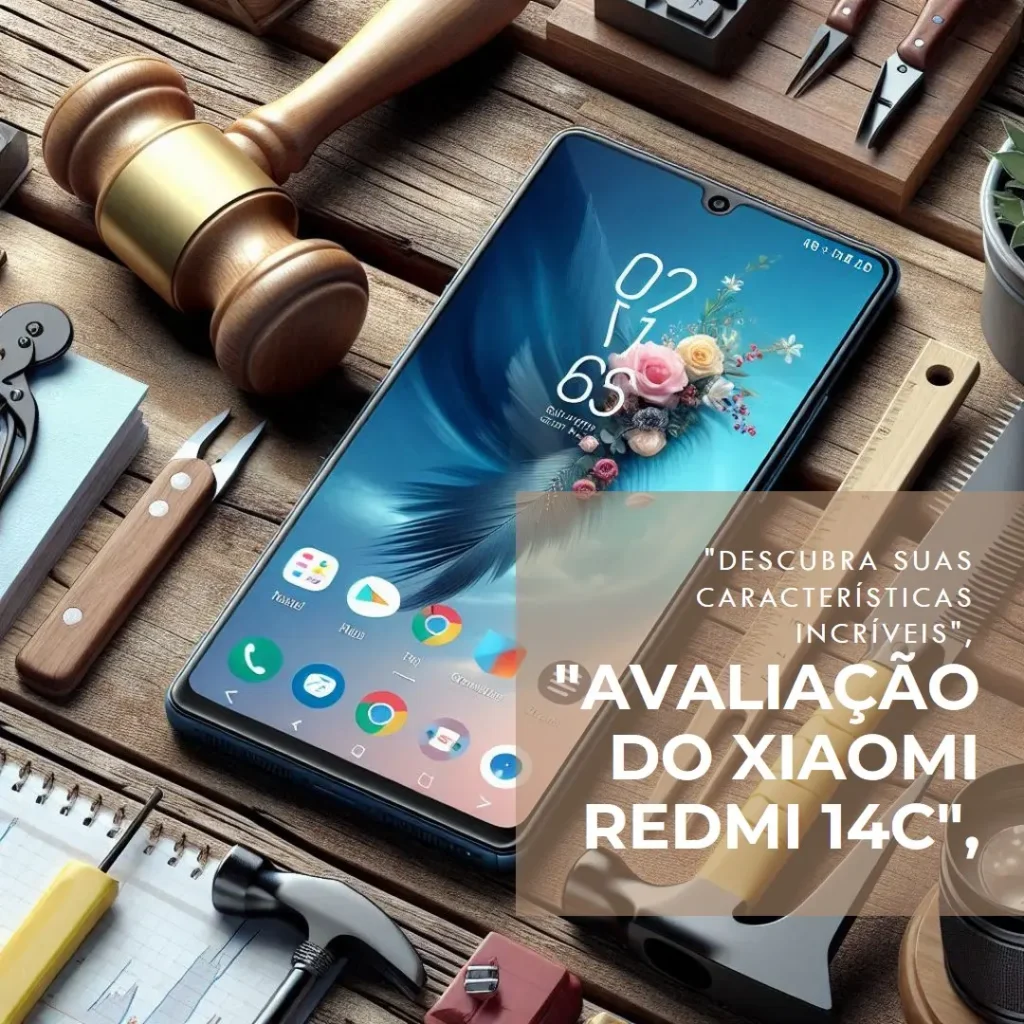 Smartphone Xiaomi Redmi 14C: 4GB RAM, 128GB ROM e Alto Desempenho