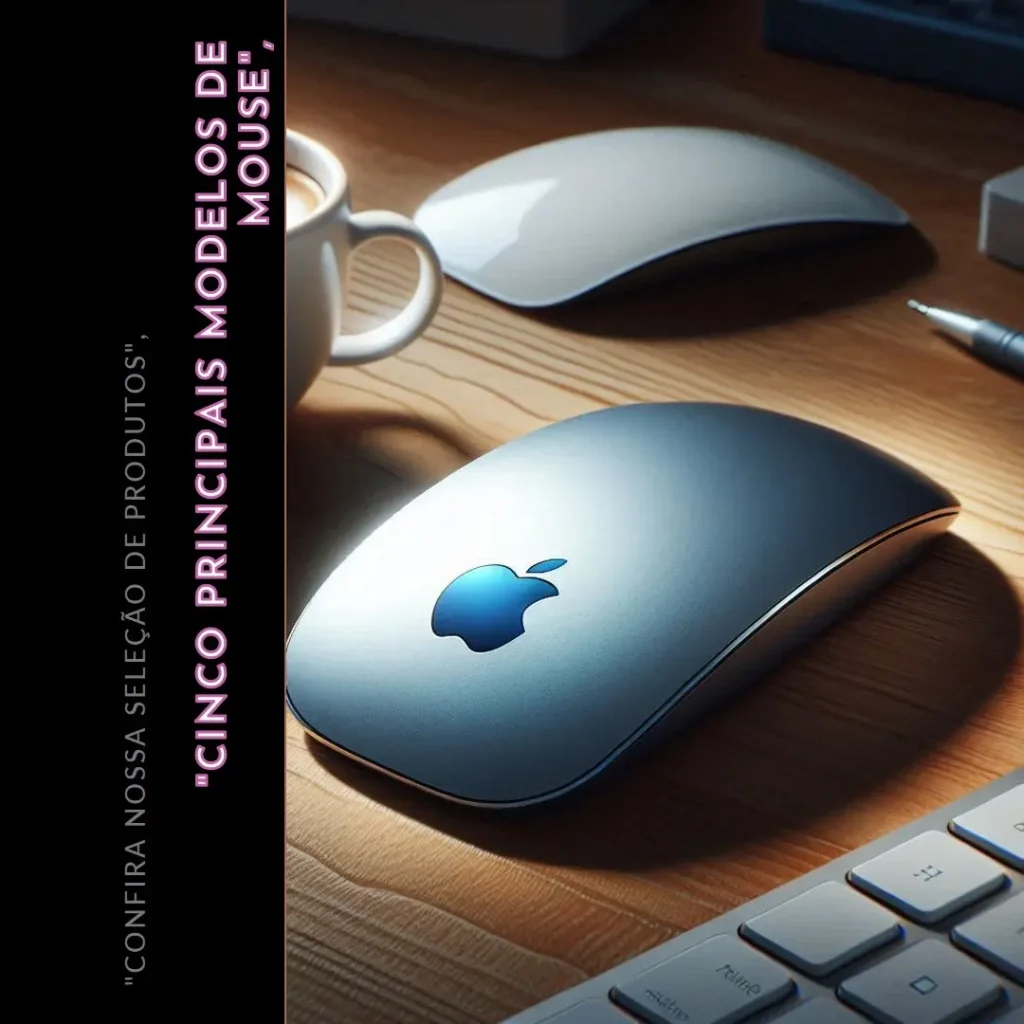 Cinco Principais Modelos de mouse Apple branco