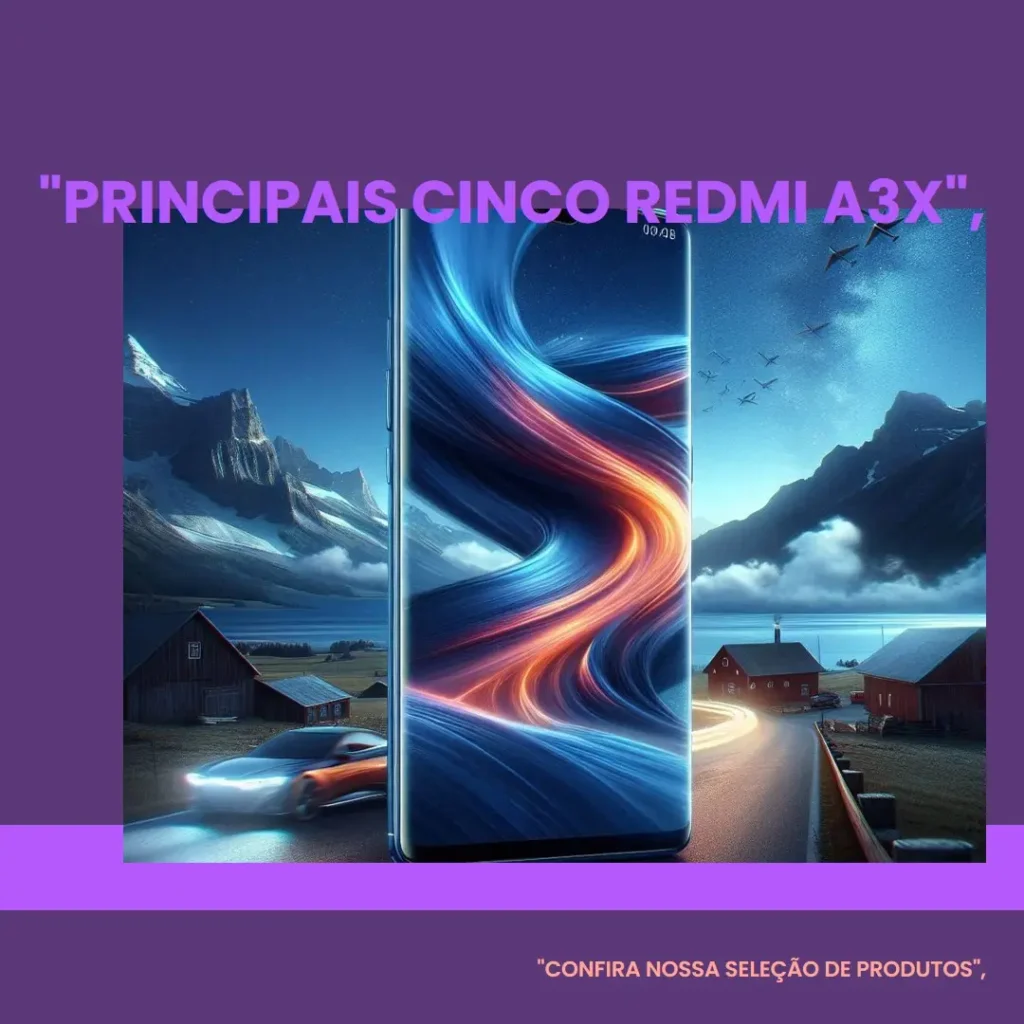Principais Cinco Redmi A3x 6 128