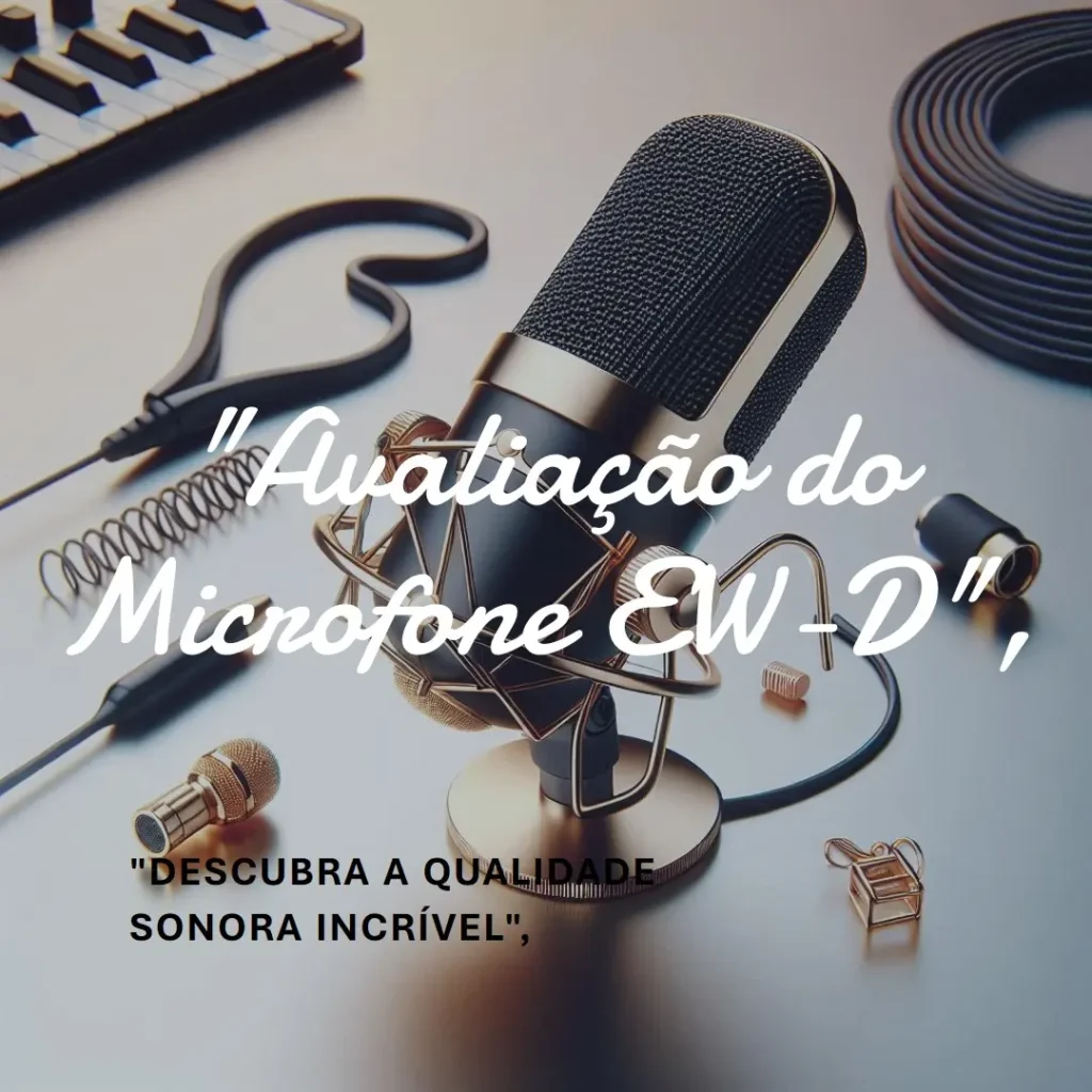 Conjunto de Microfone Portátil Sennheiser EW-D 835-S: Tecnologia e Qualidade