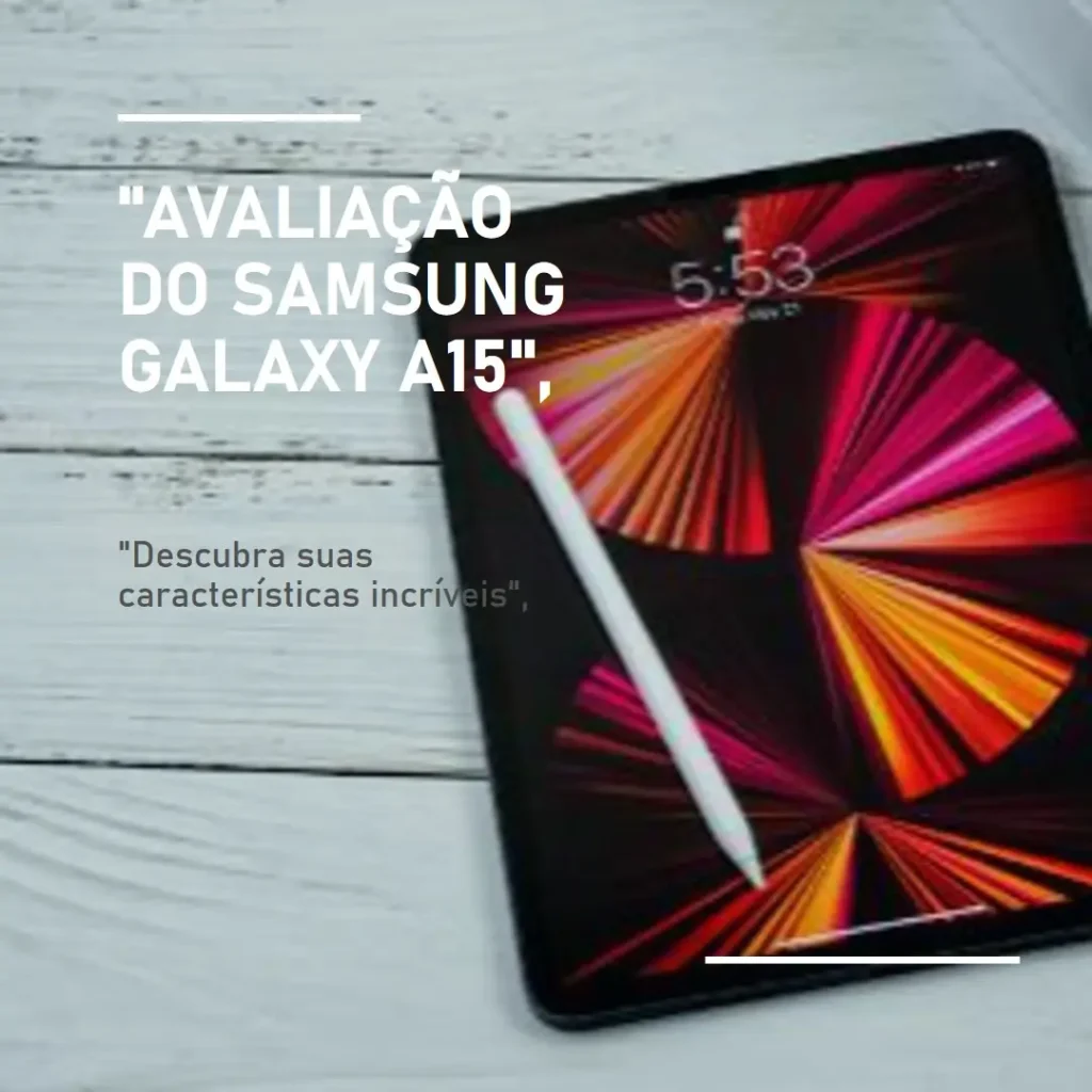 Smartphone Samsung Galaxy A15 5G: Tela 6.5/ 128GB/ 4GB RAM