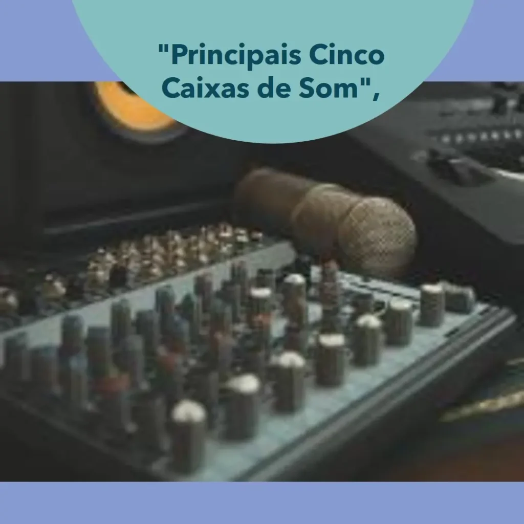 Principais Cinco caixa de som bluetooth aiwa