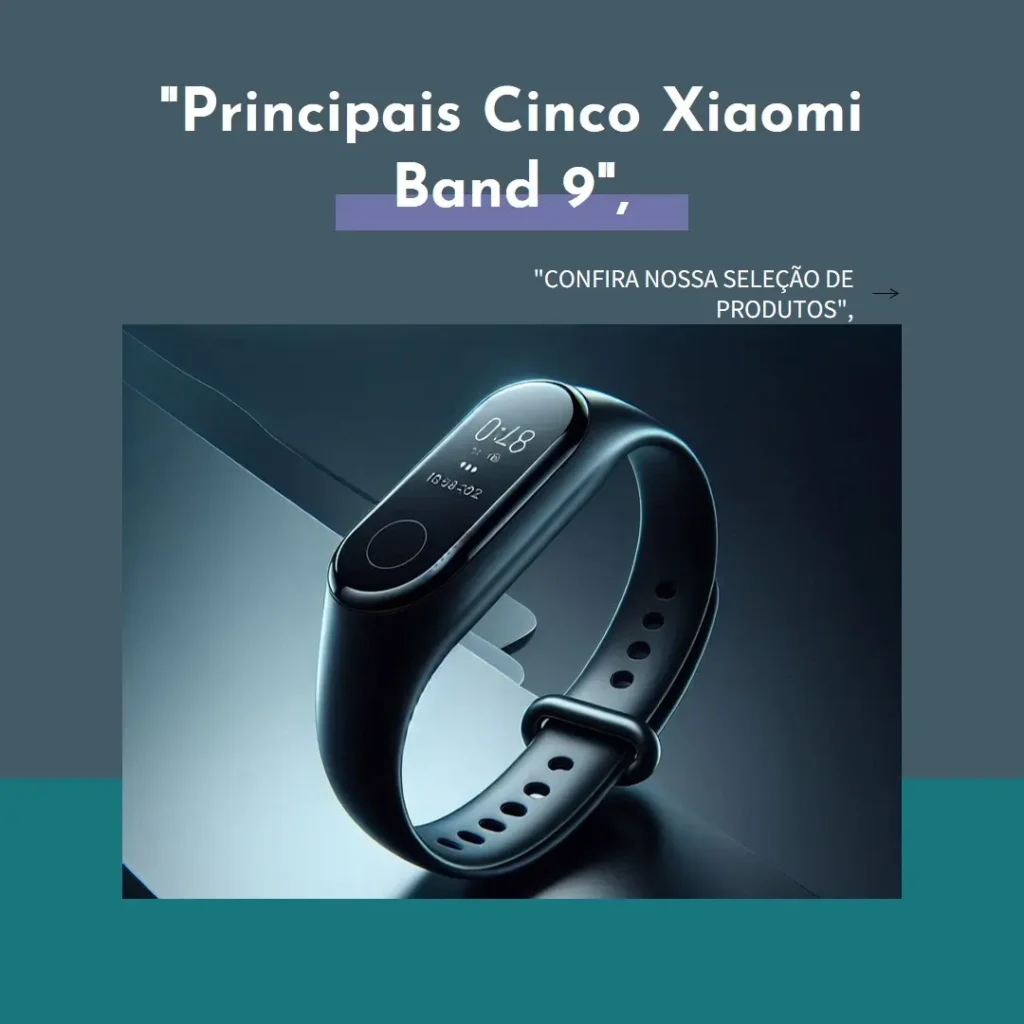 Principais Cinco Xiaomi smart band 9 branca