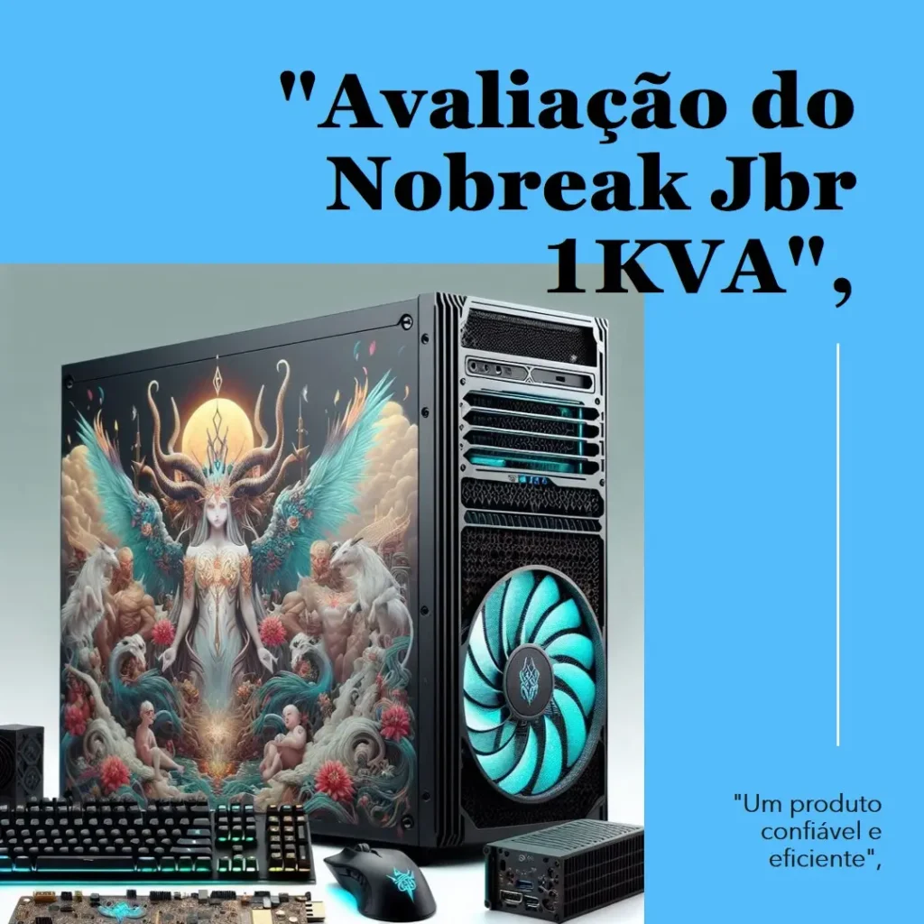 Nobreak JBR 1KVA Torre Mono 220V 900W: Potência e Proteção em Um Só Produto