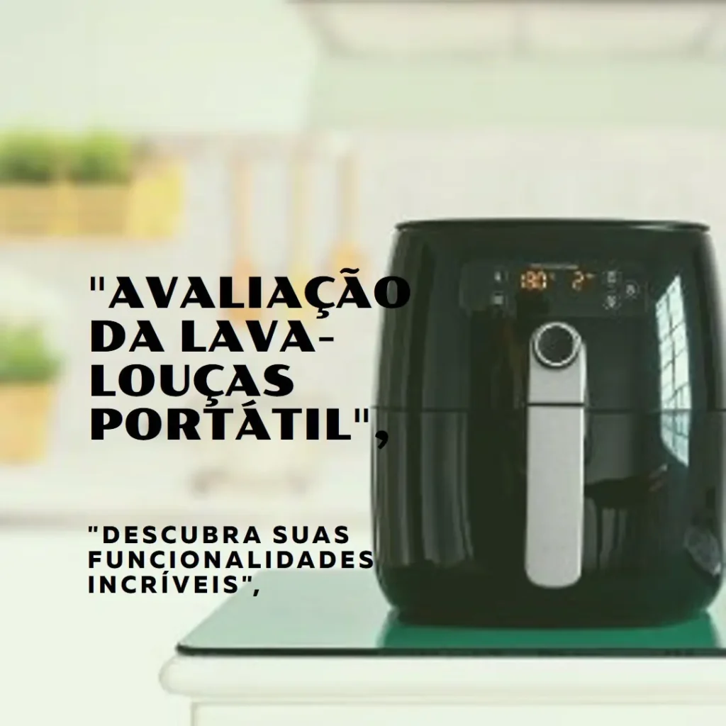 Melhor Lava-Louças de Bancada Portátil com Tanque de Água e 5 Programas
