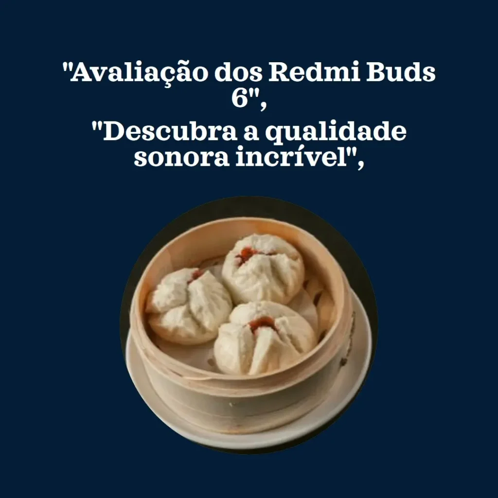 Xiaomi Redmi Buds 6 Active: Fones de Ouvido Sem Fio, Versão Global