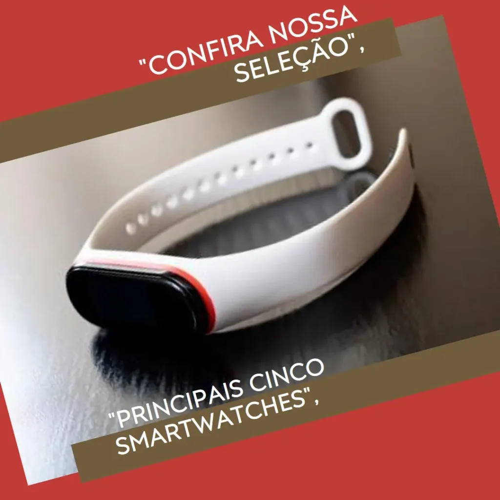 Principais Cinco smartwatch Redmi watch 5
