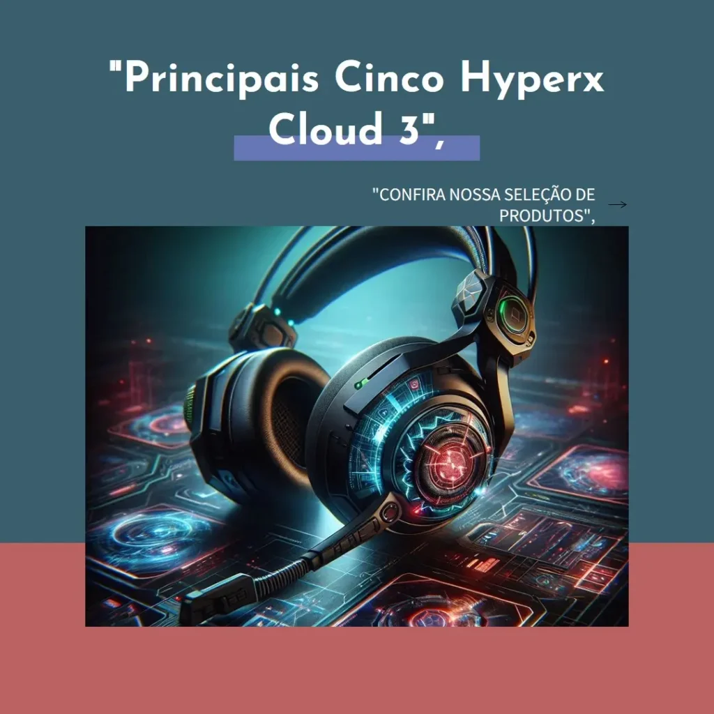 Principais Cinco Hyperx cloud 3 sem fio