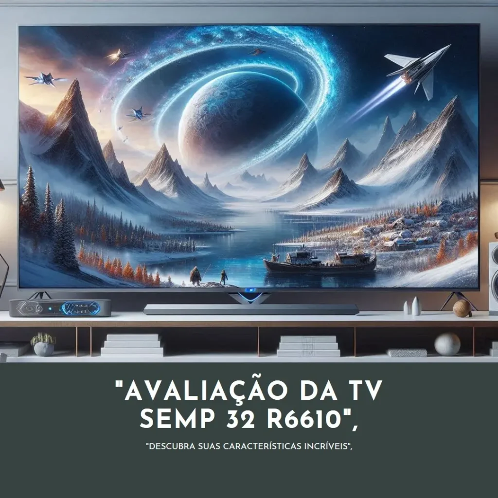 TV Semp 32 R6610 LED Full HD/Roku/Wifi Dual/USB/HDMI: Qualidade e Conectividade ao Seu Alcance