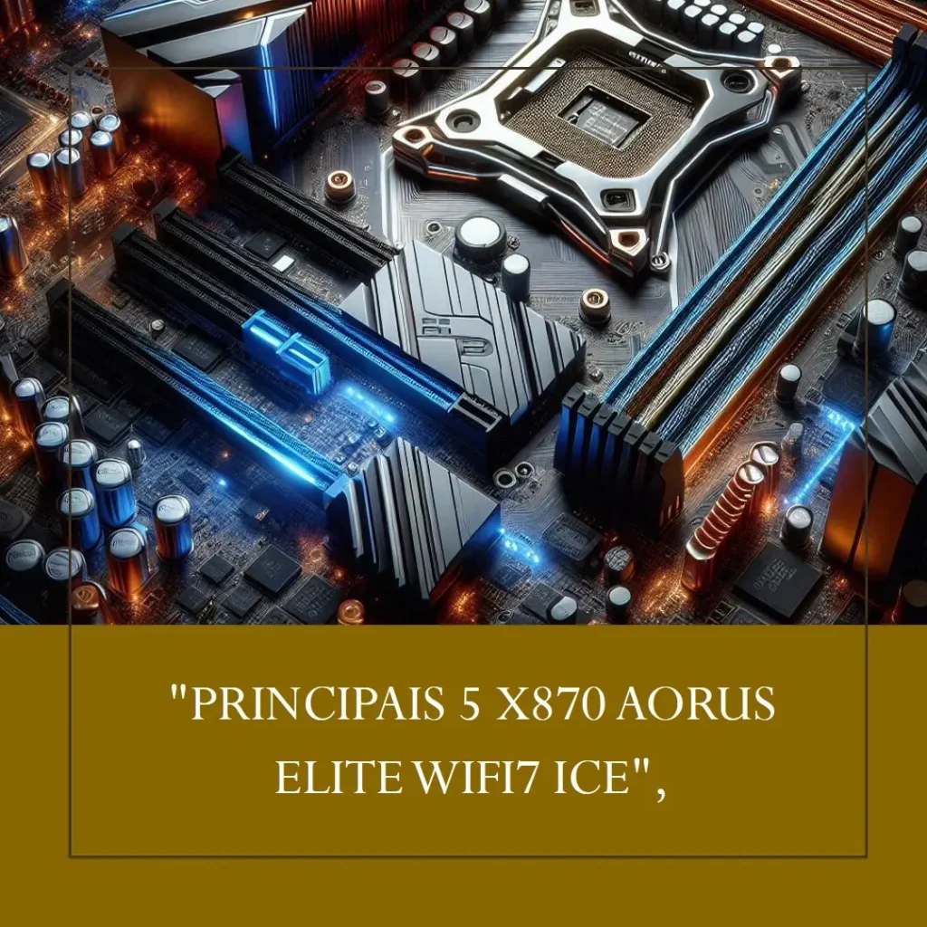 Principais 5 x870 Aorus elite wifi7 ice