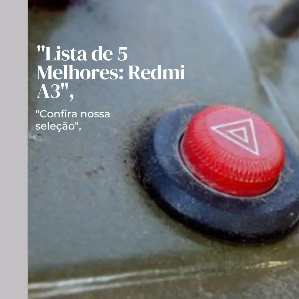 Lista de 5 Melhores: Redmi A3 4 ram 128gb