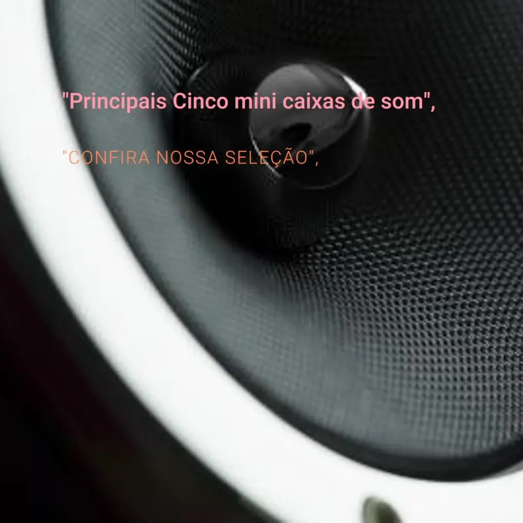 Principais Cinco mini caixa de som Xiaomi