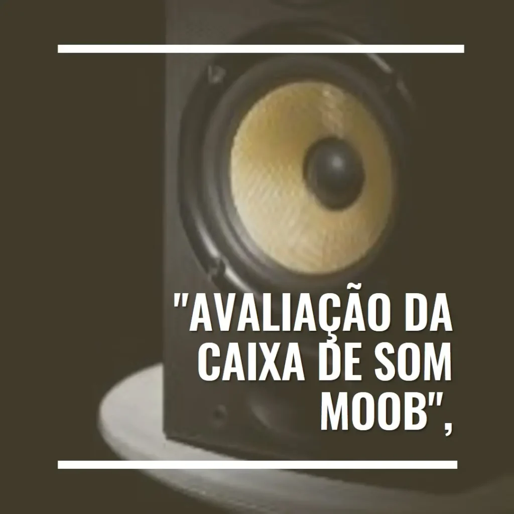 Caixa de Som Moob Groove 1200W Bluetooth 5.0 e TWS