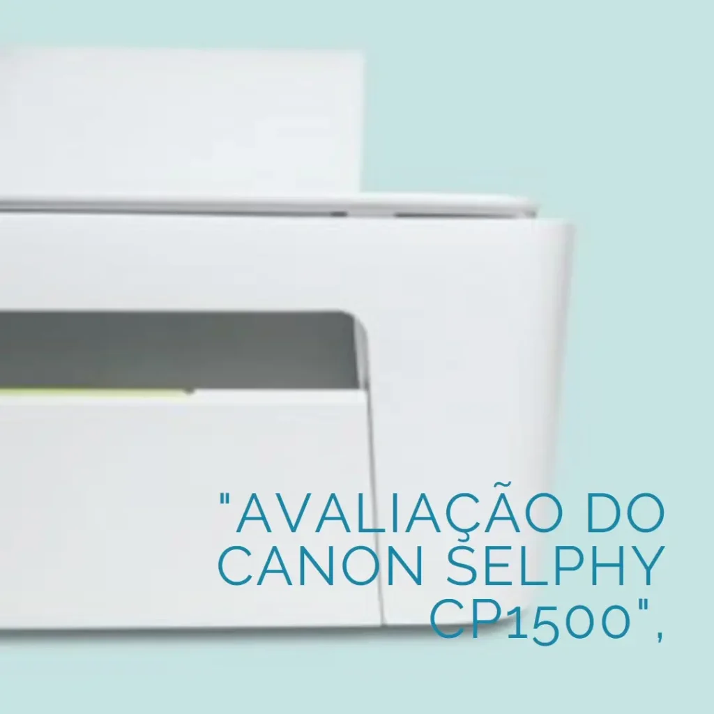 Canon SELPHY CP1500 Compact Photo Printer Black: Impressão Instantânea e Compacta