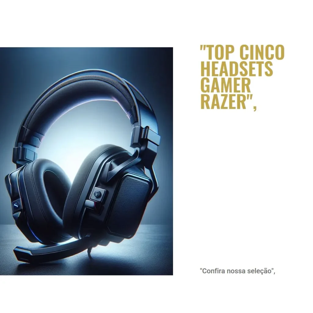 Top Cinco gamer headset Razer