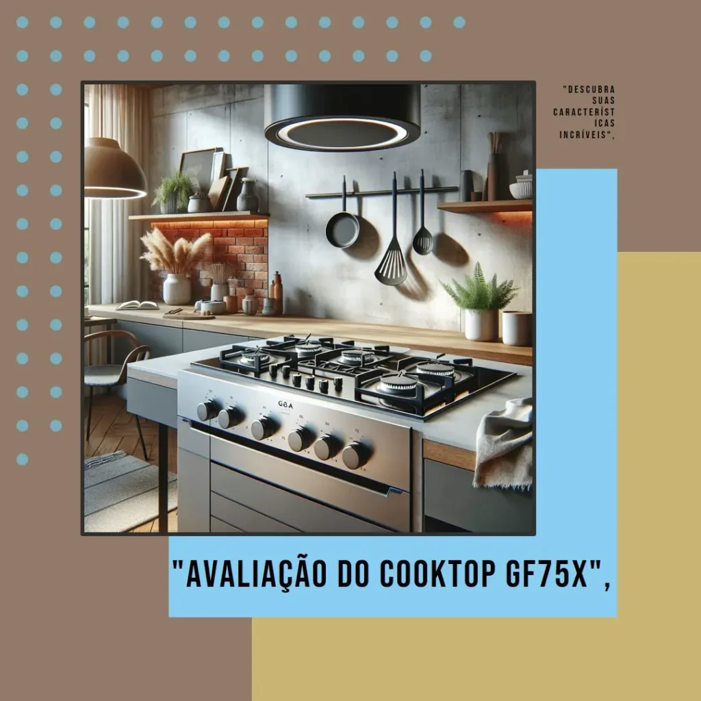 Cooktop GF75X à Gás com Mesa em Aço Inox e Queimador Tripla Chama