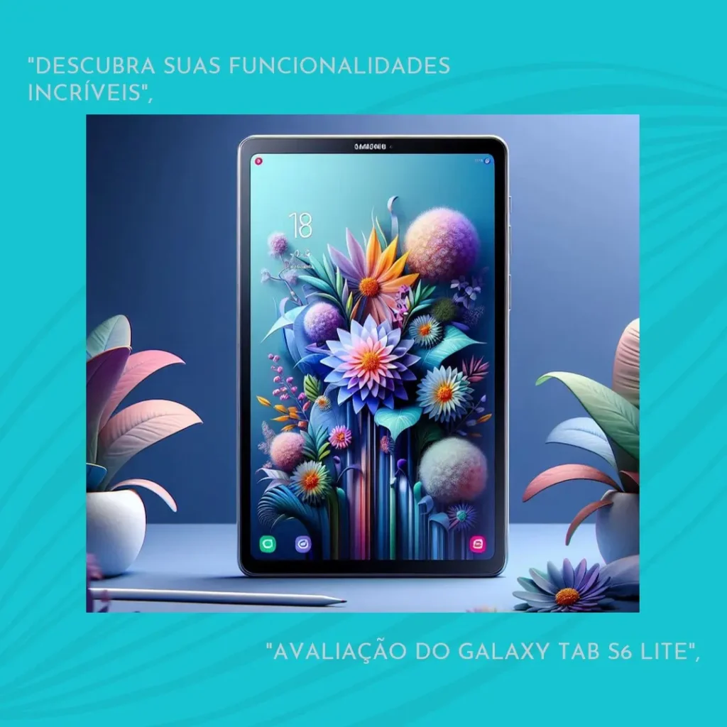 Samsung Galaxy Tab S6 Lite: Tela de 10.4", 64GB e 4G