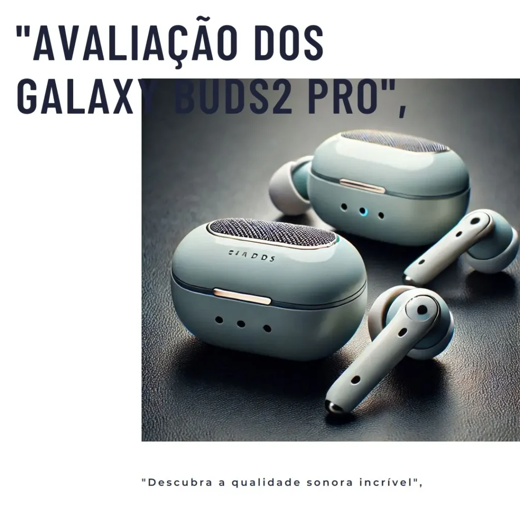 Galaxy Buds2 Pro: Áudio Imersivo e Conforto Total