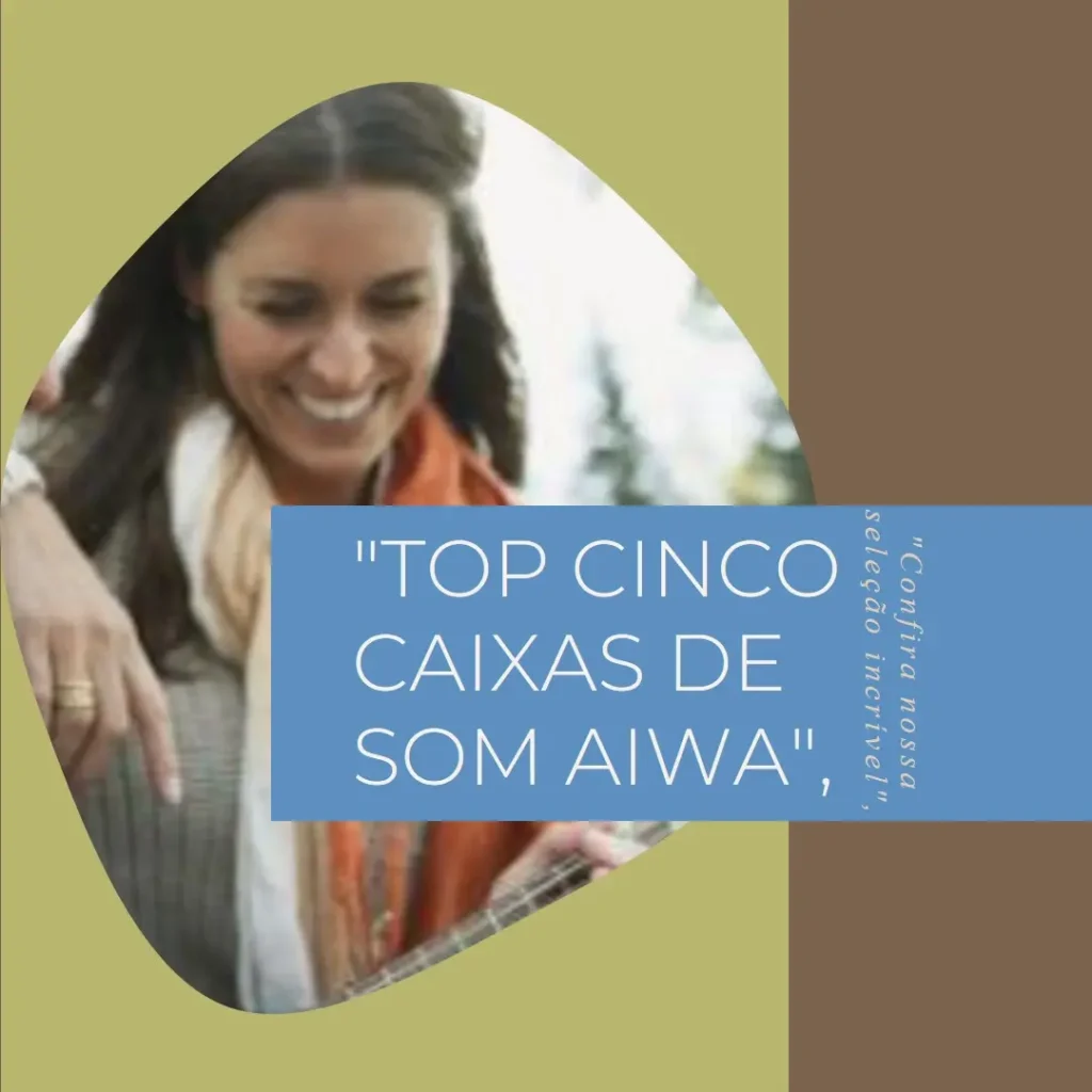 Top Cinco caixa de som aiwa boombox