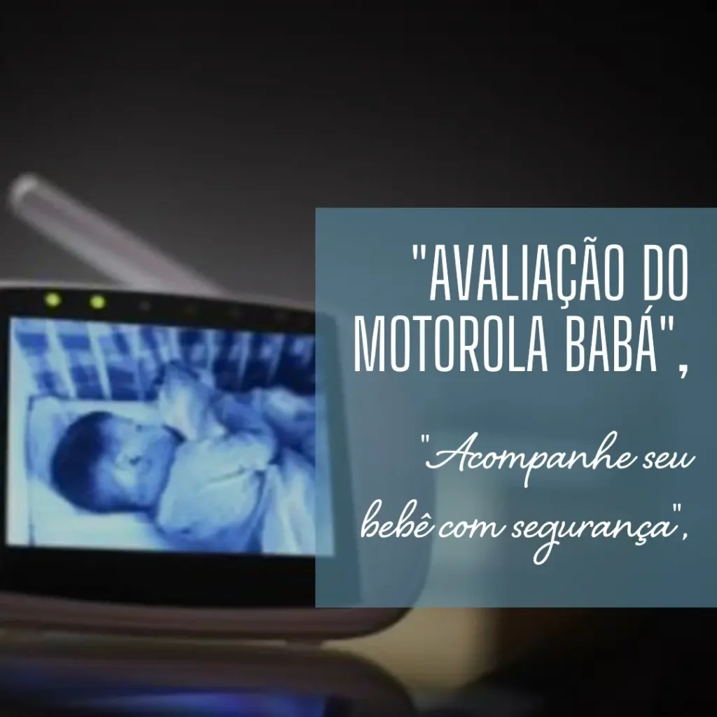 Motorola Babá Eletrônica VM483: Tela 2.8” e Zoom Digital