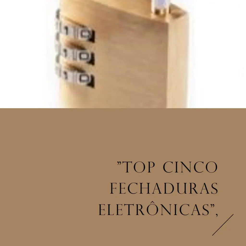 Top Cinco fechadura eletronica Papaiz