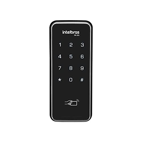Fechadura Digital de Sobrepor Touch Screen FR 201 Preto Intelbras