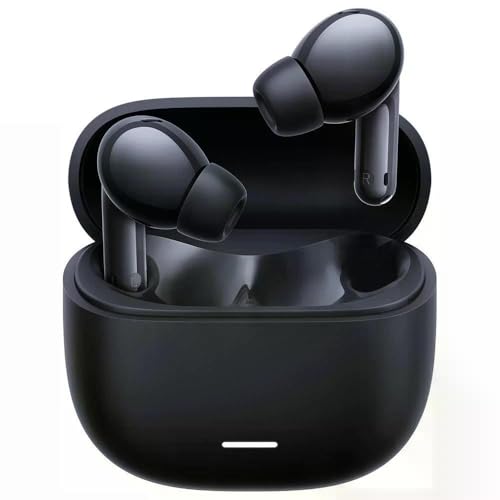 Fone Bluetooth Redmi Buds 6 Lite Preto - Cancelamento de Ruído Ativo e Bateria de 38 horas - Produto Oficial Brasil