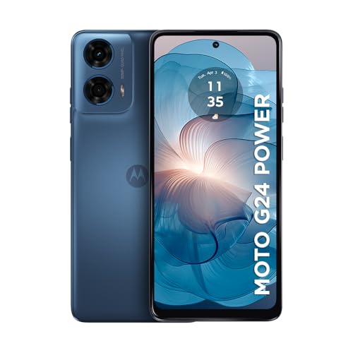 Smartphone Motorola Moto g24 Power 128GB 8GB Ram Boost AI Camera 50MP 6000 mAh - Azul