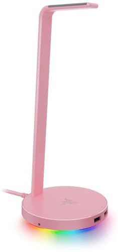 Suporte para Headset Razer Base Station V2 Chroma, Quartz Rosa