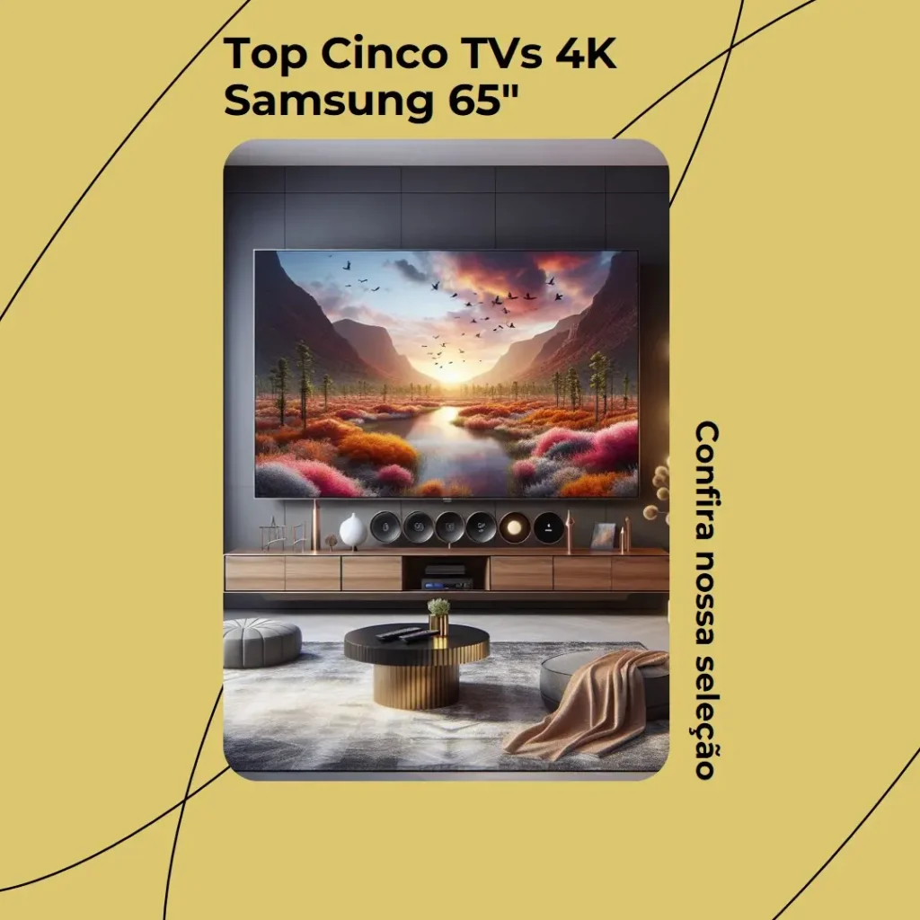 Top Cinco Modelos de TV 4k Samsung 65 polegadas