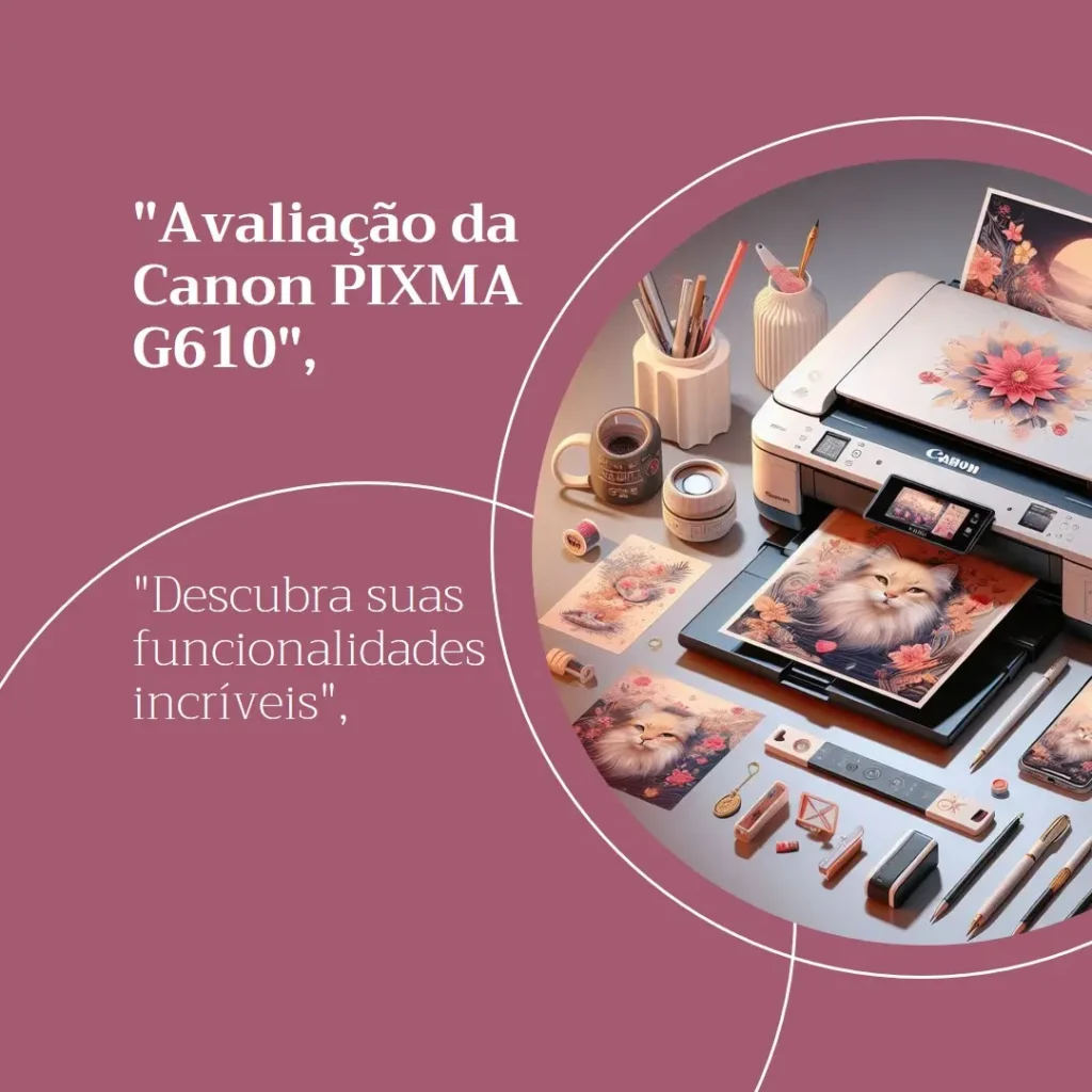 Canon PIXMA G610 CBR: Impressão Colorida de Alta Qualidade