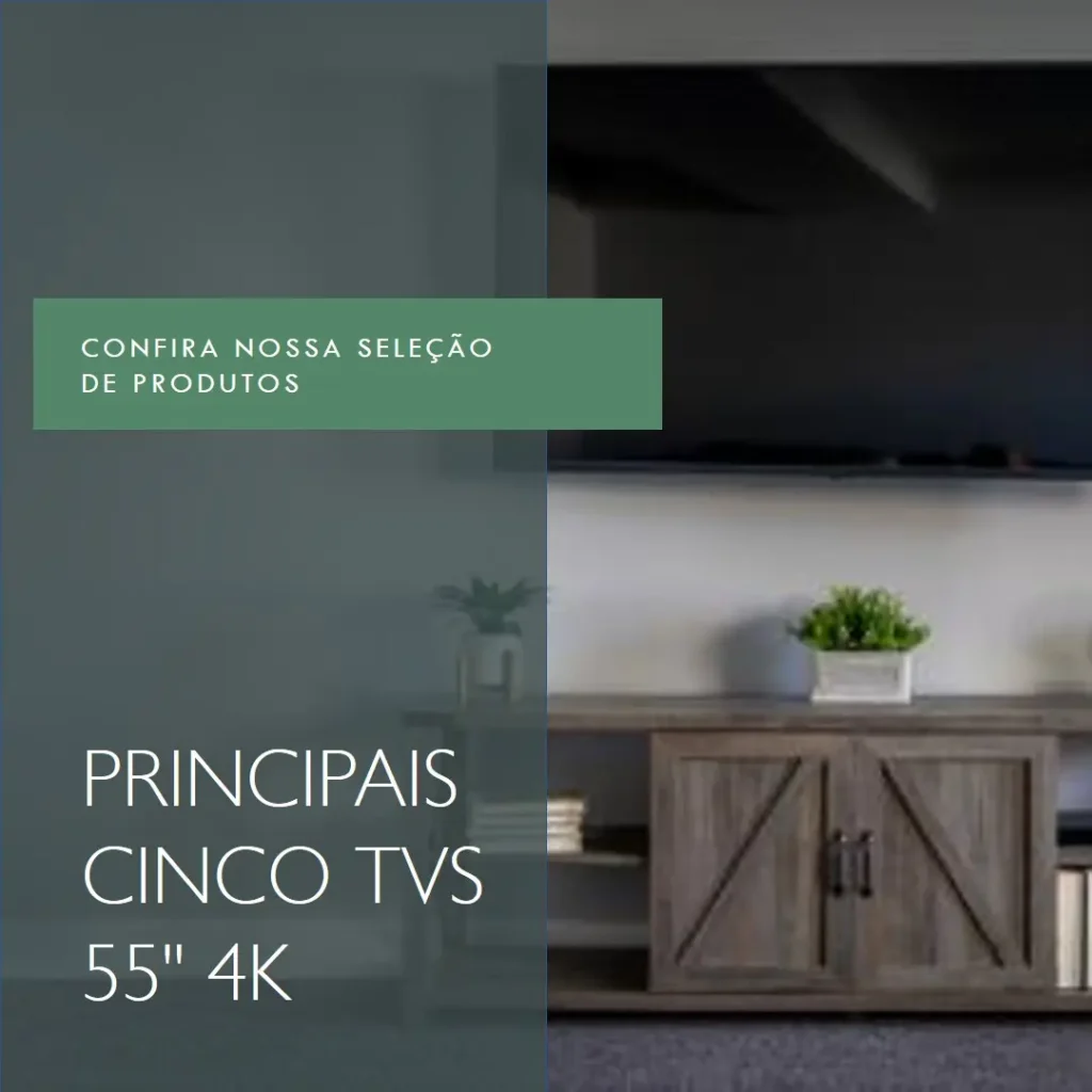 Principais Cinco TV 55 polegadas 4K Philips