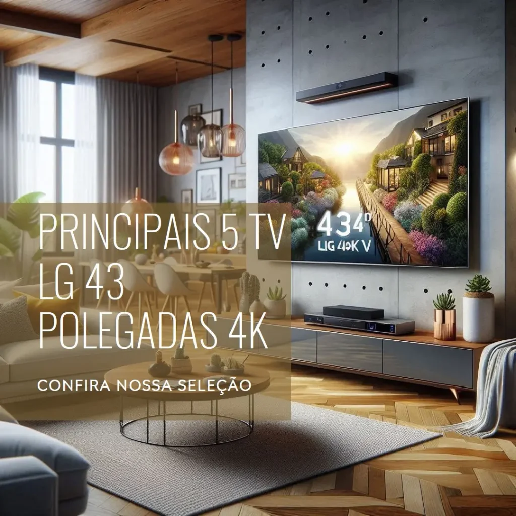 Principais 5 TV LG 43 polegadas 4k